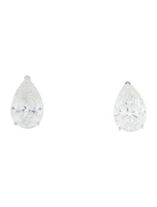 Earrings 14K 7.02ctw Lab-Grown Diamond Solitaire Stud Earrings