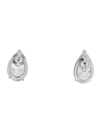 Earrings 14K 7.02ctw Lab-Grown Diamond Solitaire Stud Earrings
