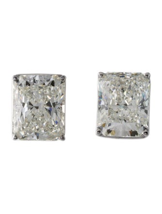 Earrings 14K 10.16ctw Lab-Grown Diamond Solitaire Stud Earrings