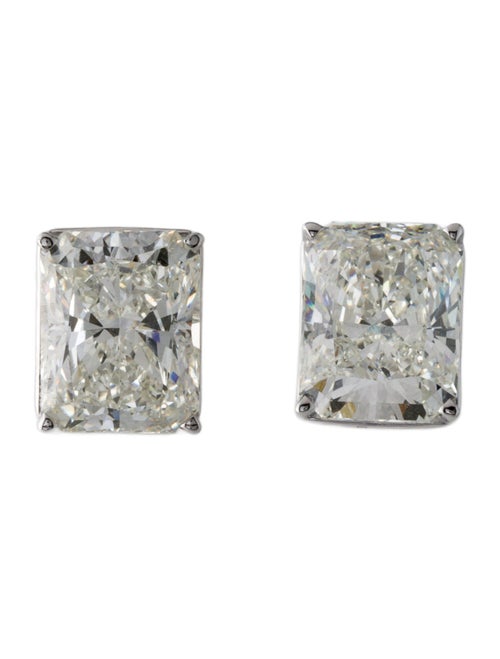 Earrings 14K 10.16ctw Lab-Grown Diamond Solitaire Stud Earrings
