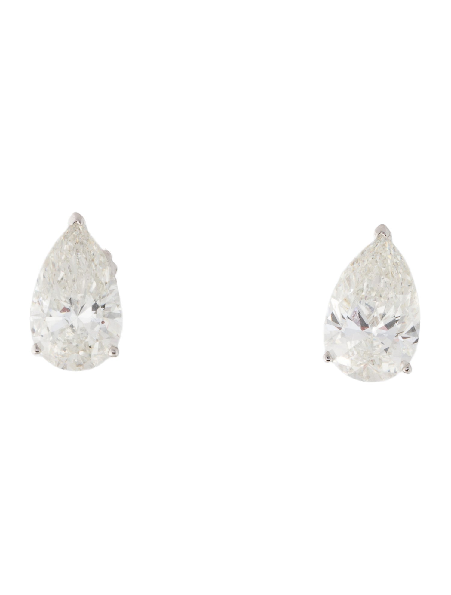 Earrings 14K 6.29ctw Lab-Grown Diamond Solitaire Stud
