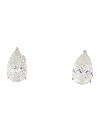 Earrings 14K 6.29ctw Lab-Grown Diamond Solitaire Stud Earrings