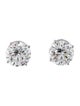 Earrings 14K 3.83ctw Lab-Grown Diamond Solitaire Stud Earrings