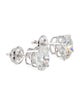 Earrings 14K 3.83ctw Lab-Grown Diamond Solitaire Stud Earrings