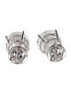 Earrings 14K 3.83ctw Lab-Grown Diamond Solitaire Stud Earrings
