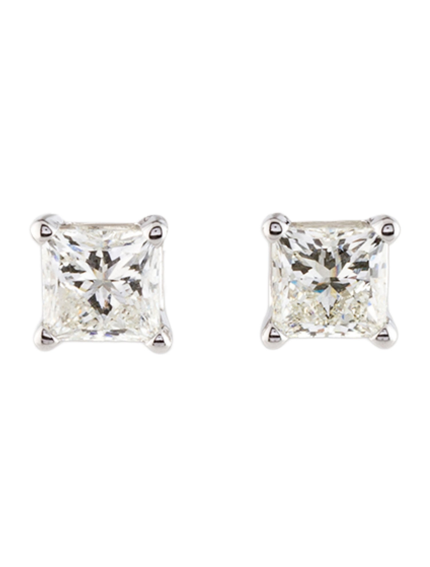 Earrings 14K 1.85ctw Lab-Grown Diamond Solitaire Stud