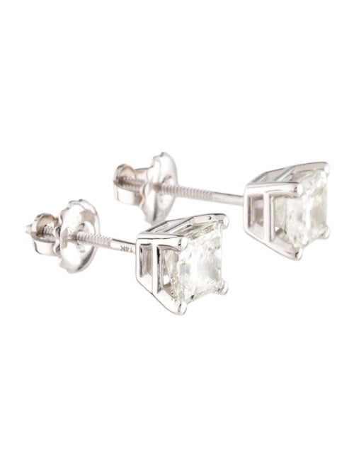 Earrings 14K 1.83ctw Lab-Grown Diamond Solitaire Stud Earrings