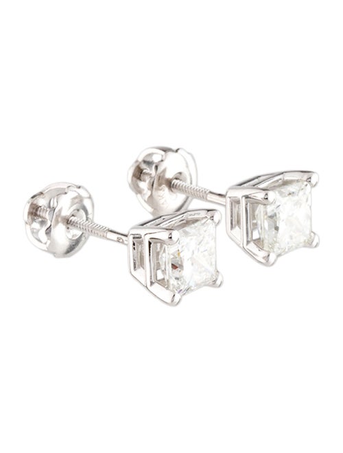 Earrings 14K 1.77ctw Lab-Grown Diamond Solitaire Stud Earrings