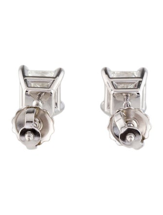 Earrings 14K 1.77ctw Lab-Grown Diamond Solitaire Stud Earrings