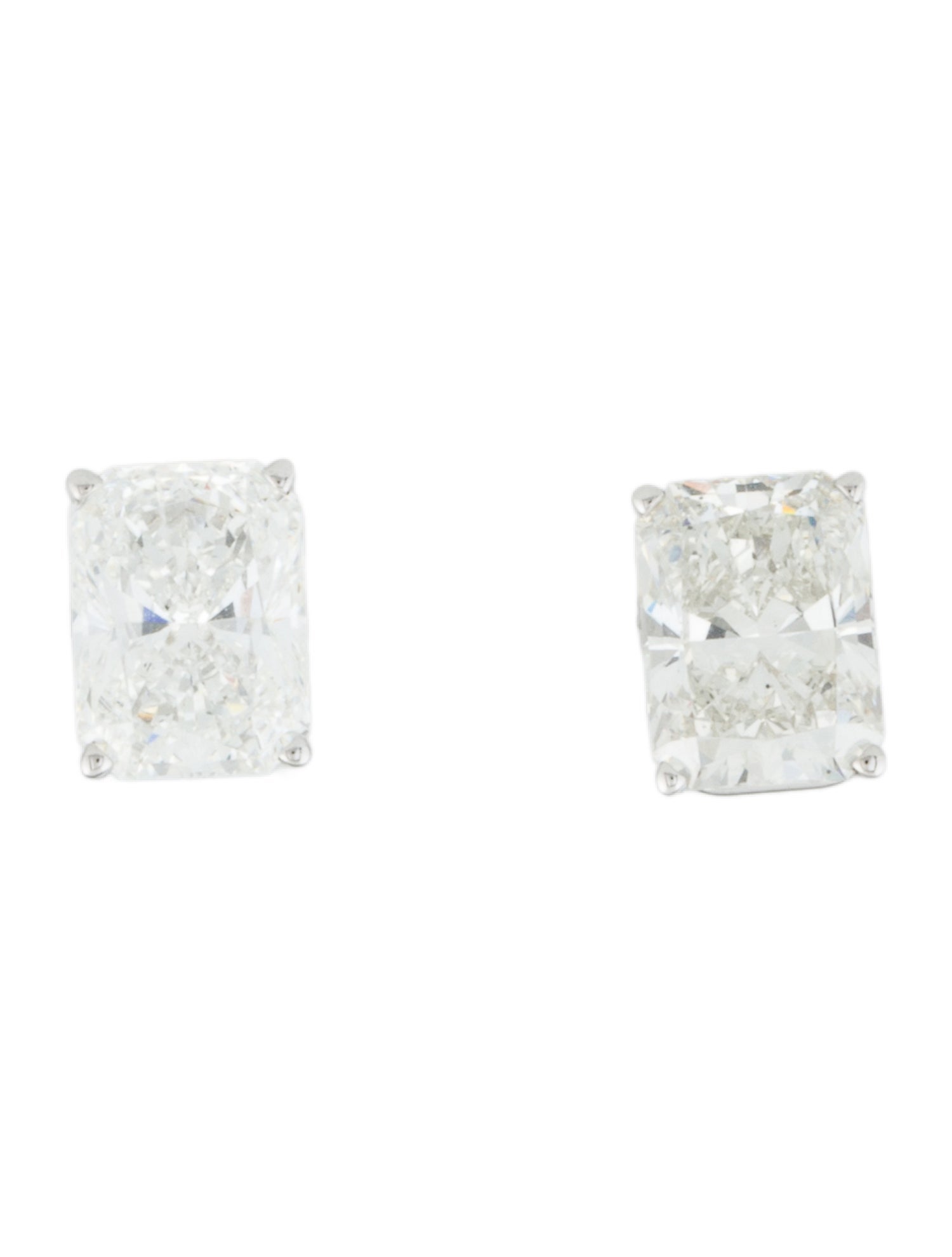 Earrings 14K 2.89ctw Lab-Grown Diamond Solitaire Stud