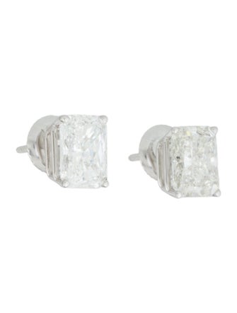 Earrings 14K 2.89ctw Lab-Grown Diamond Solitaire Stud Earrings