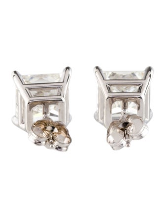 Earrings 14K 6.40ctw Lab-Grown Diamond Solitaire Stud Earrings