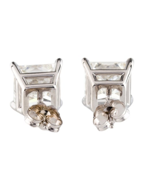 Earrings 14K 6.40ctw Lab-Grown Diamond Solitaire Stud Earrings