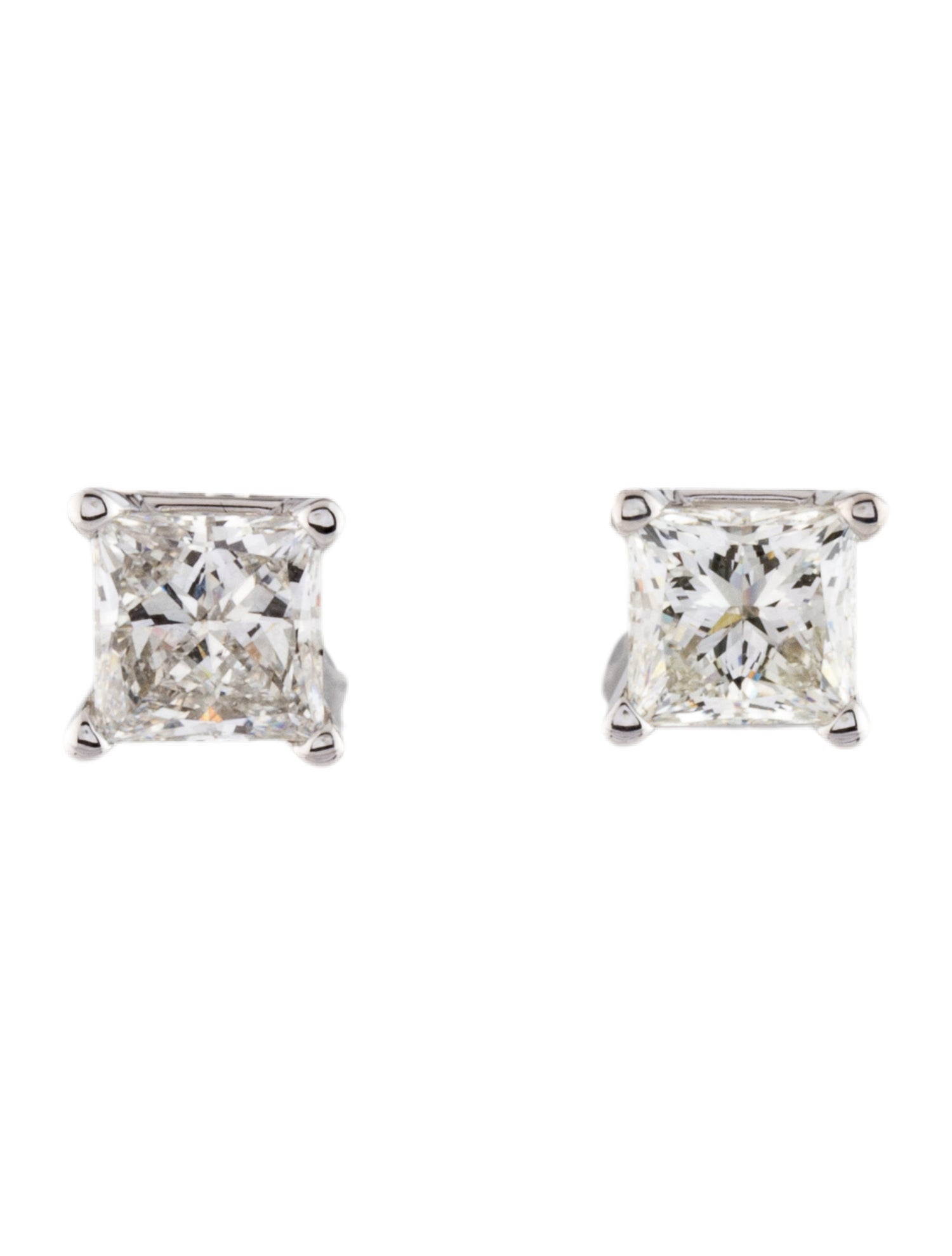Earrings 14K 1.58ctw Lab-Grown Diamond Solitaire Stud