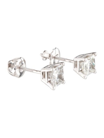Earrings 14K 1.58ctw Lab-Grown Diamond Solitaire Stud Earrings