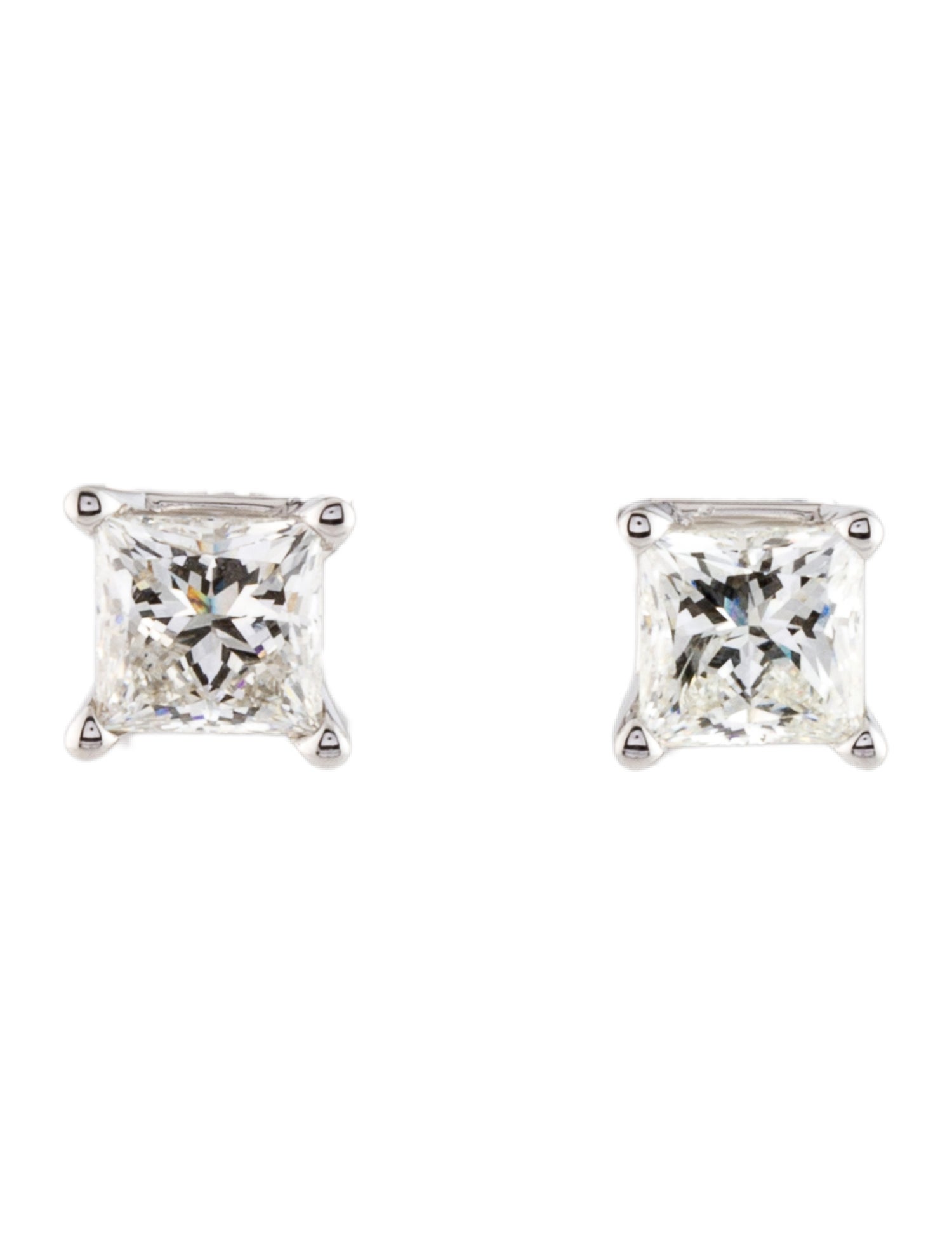 Earrings 14K 1.58ctw Lab-Grown Diamond Solitaire Stud