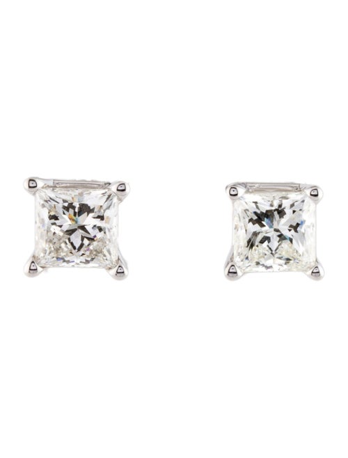 Earrings 14K 1.58ctw Lab-Grown Diamond Solitaire Stud Earrings