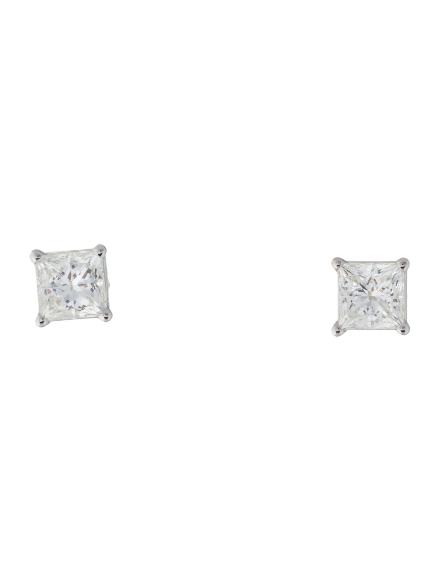 Earrings 14K 2.79ctw Lab-Grown Diamond Solitaire Stud