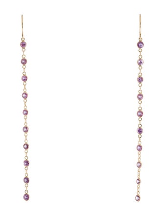 Earrings 14K Sapphire Drop Earrings