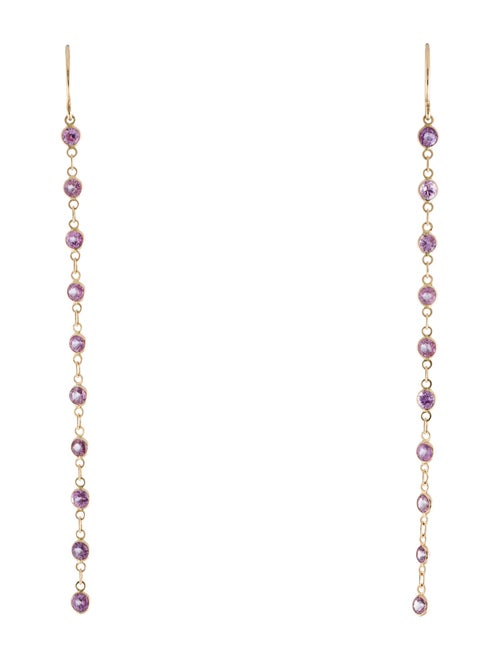 Earrings 14K Sapphire Drop Earrings