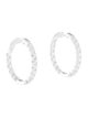 Earrings 14K 3.18ctw Lab-Grown Diamond Inside-Out Hoop Earrings