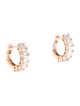 Earrings 14K Lab-Grown Diamond 3.12ctw Hoop Earrimgs