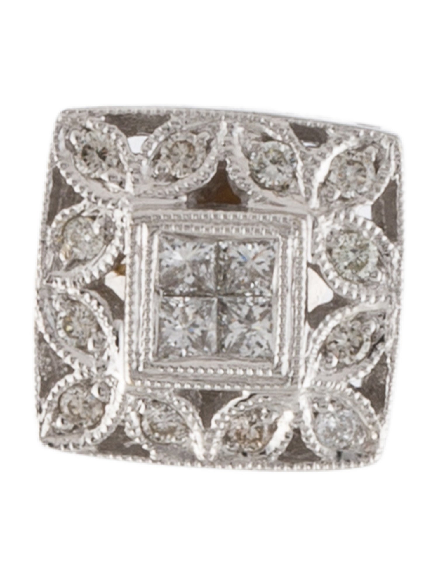 Earrings 18K Diamond Stud Single Earring