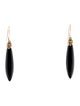 Earrings 14K Onyx Bead Drop Earrings