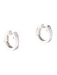 Earrings 14K Diamond Huggie Earrings