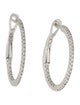 Earrings 18K Diamond Inside-Out Hoop Earrings