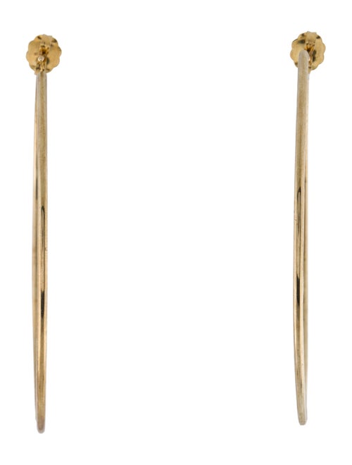 Earrings 10K 1.19ctw Diamond Hoop Earrings