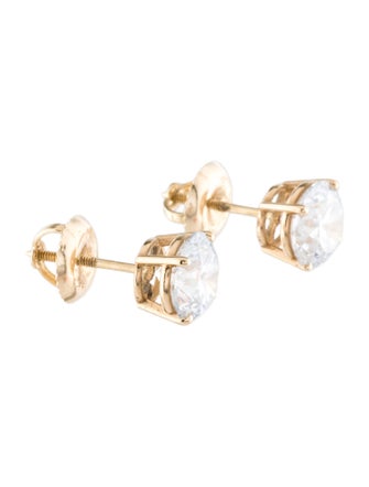 Earrings 14K 2.06ctw Lab-Grown Diamond Stud Earrings