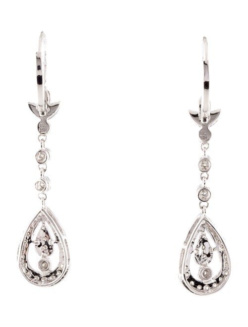Earrings 18K Diamond Drop Earrings