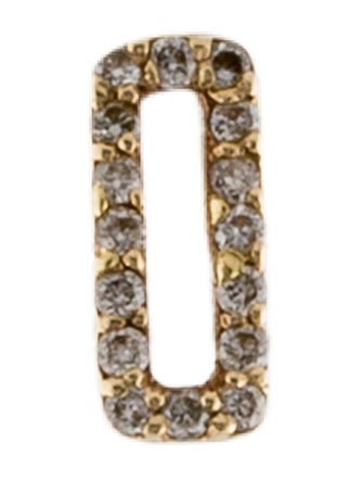 Earrings 14K Diamond Single Stud Earring