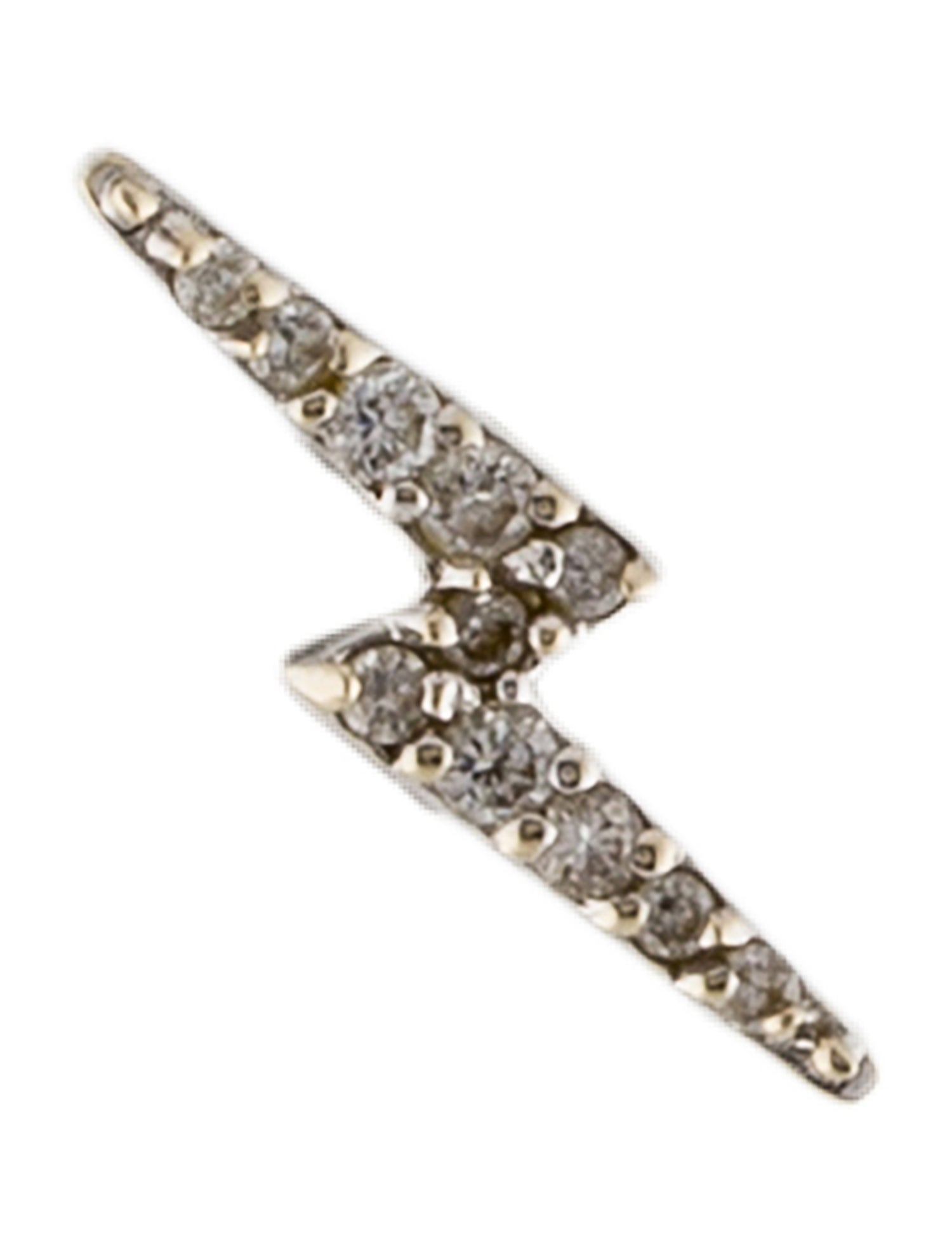 Earrings 14K Diamond Single Stud Earring