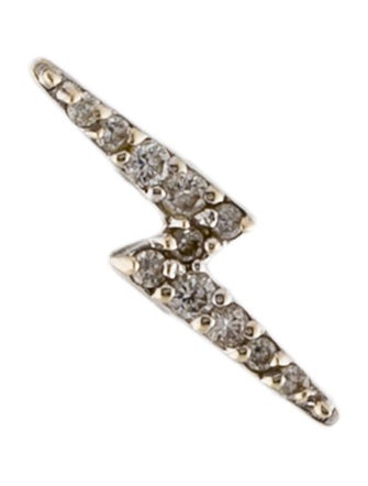 Earrings 14K Diamond Single Stud Earring