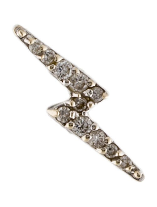 Earrings 14K Diamond Single Stud Earring