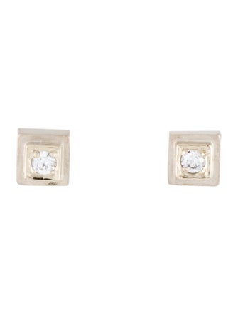 Earrings 18K Diamond Stud Earrings