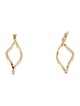 Earrings 14K Spiral Drop Earrings