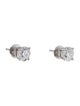 Earrings 14K 2.00ctw Lab-Grown Diamond Solitaire Stud Earrings