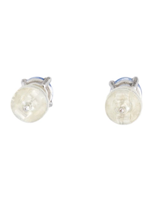 Earrings Platinum Sapphire Stud Earrings