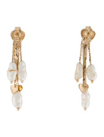 Earrings 14K Pearl Drop Earrings