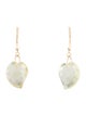 Earrings 14K Quartz Drop Earrings