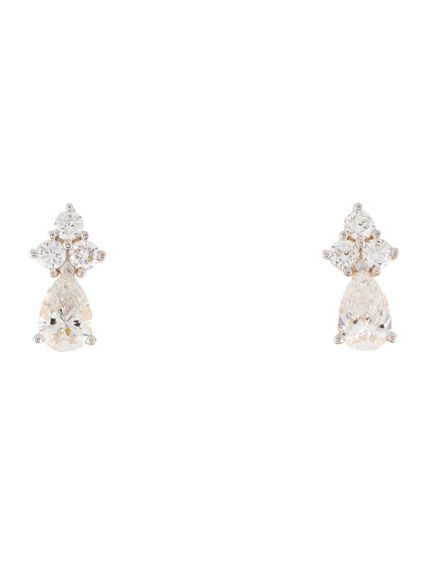 Earrings 14K 1.92ctw Lab-Grown Diamond Earclips