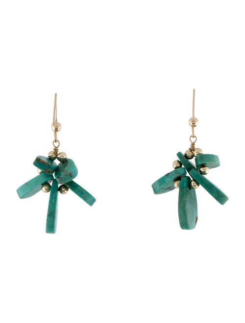 Earrings 14K Turquoise Drop Earrings
