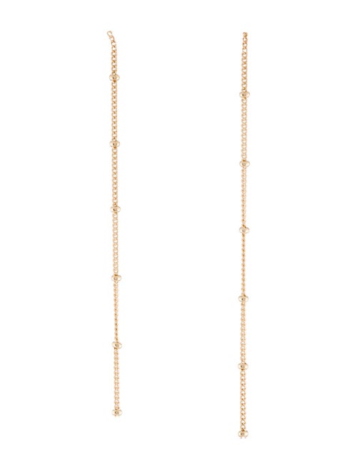 Earrings 14K Beaded Dangle Drop Earrings