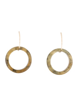 Earrings 14K Jadeite Drop Earrings