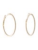 Earrings 14K Diamond Inside-Out Hoop Earrings