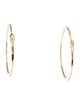 Earrings 14K Diamond Inside-Out Hoop Earrings