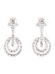 Earrings 14K Pearl & 2.07ctw Diamond Drop Earrings